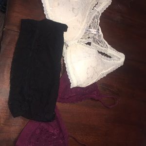 Set of 3 Lace under garments